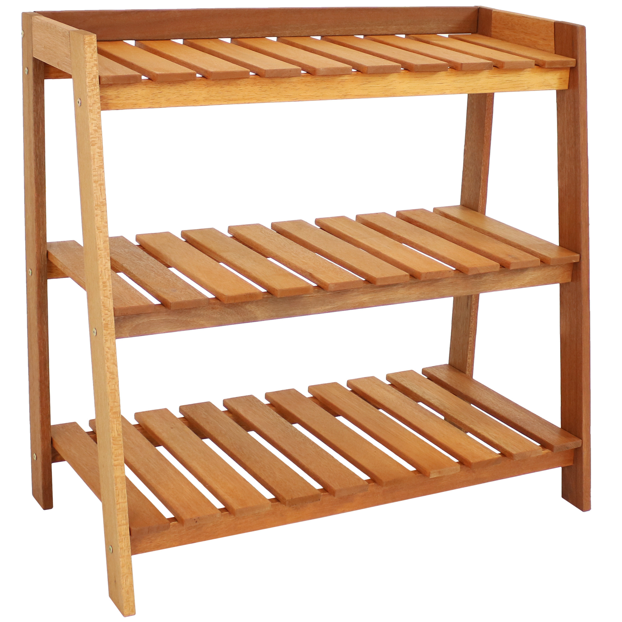 Sunnydaze Decor, 35in. Wood Plant Stand Shelf - Brown, Model# FRN-511
